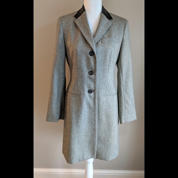 Ralph Lauren Jackets & Blazers - Ralph Lauren Wool Coat Lambskin Collar, Long 6P